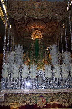 Image of the Virgen de la Macarena, Seville Spain